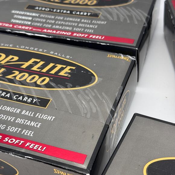 Spalding Golf Balls Top Flite Titanium Distance Aero Extra Carry Spalding 60 - Picture 8 of 10